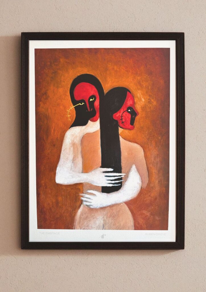 The Embrace, giclée fine art print by Ruben Orgye — ARTIS Gallery, Barcelona