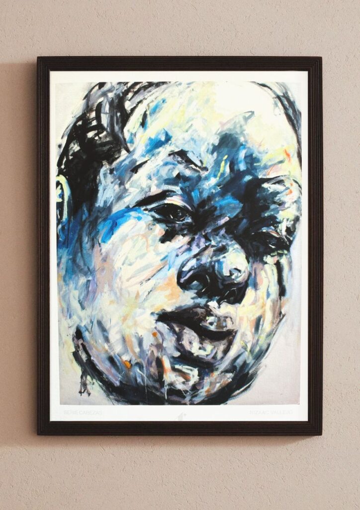 Serie de Cabezas 4, giclée fine art print by Nizaac Vallejo — ARTIS Gallery, Barcelona
